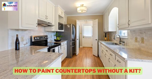 How to Paint Countertops without a Kit